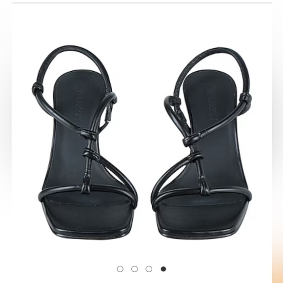 JW ANDERSON Chain Heeled Sandals. Black. Size 38. - Picture 3 of 7